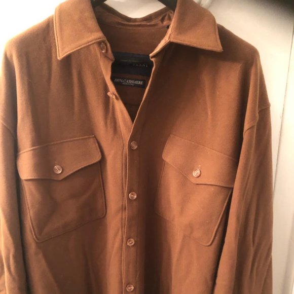 ARNOLD BRANT Other - ICONIC CLASSIC ARNOLD BRANT 100% CASHMERE BUTTON UP SHIRT MADE IN ITALY